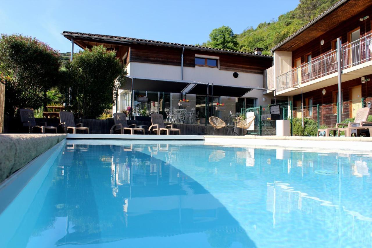 Hotel Le Vanseen Les Vans Exterior foto
